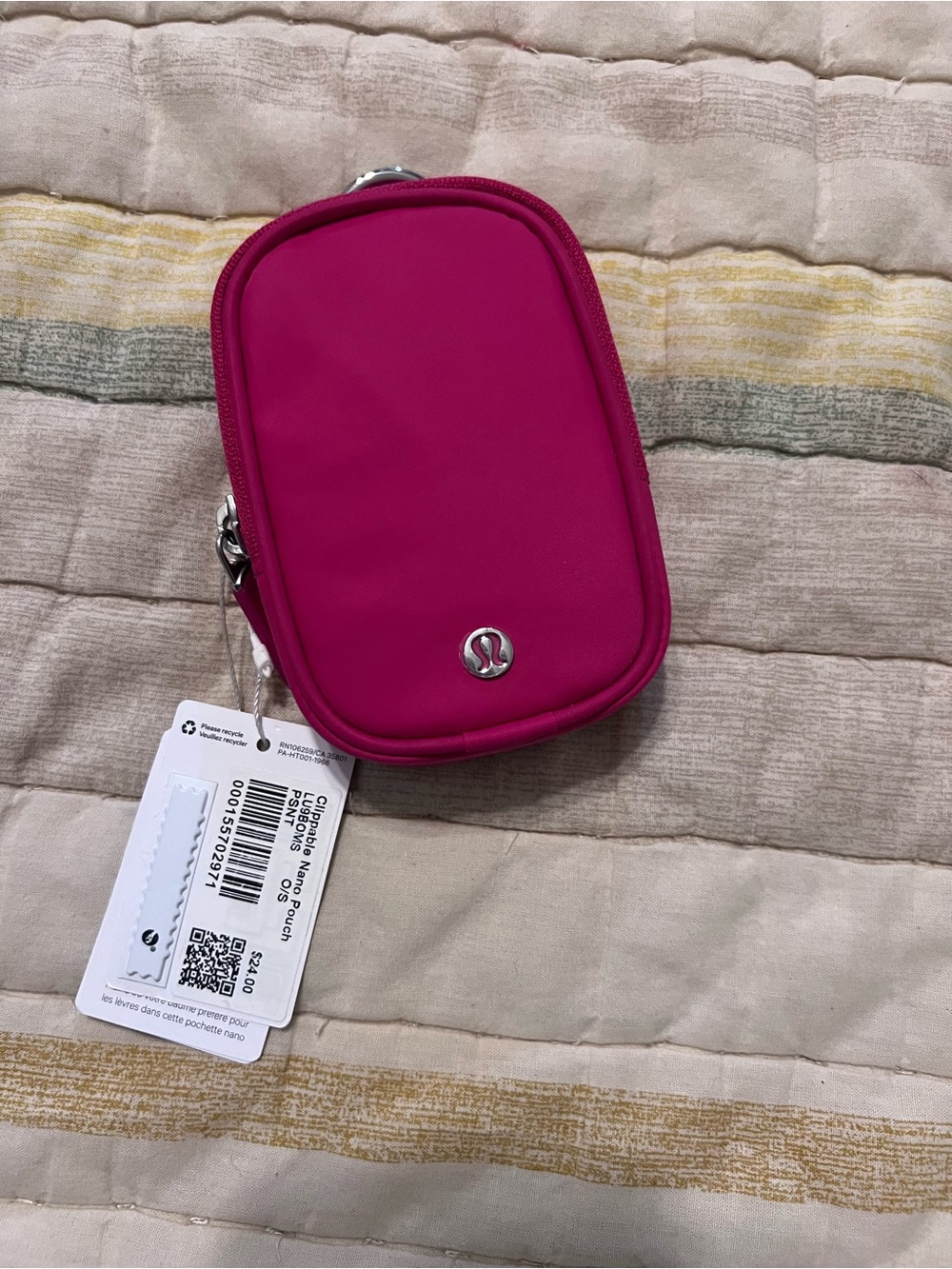 lululemon athletica Hot Pink Electronics Accessory Pouch